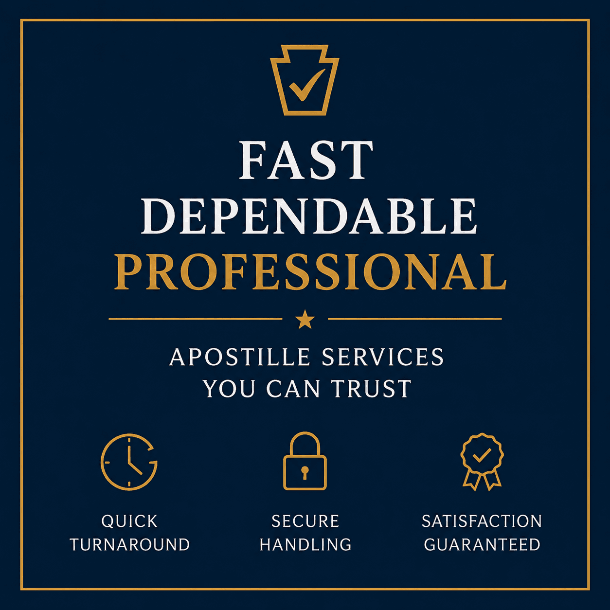 Fast, dependable, professional apostille services you can trust. Quick turnaround, secure handling, and satisfaction guaranteed.